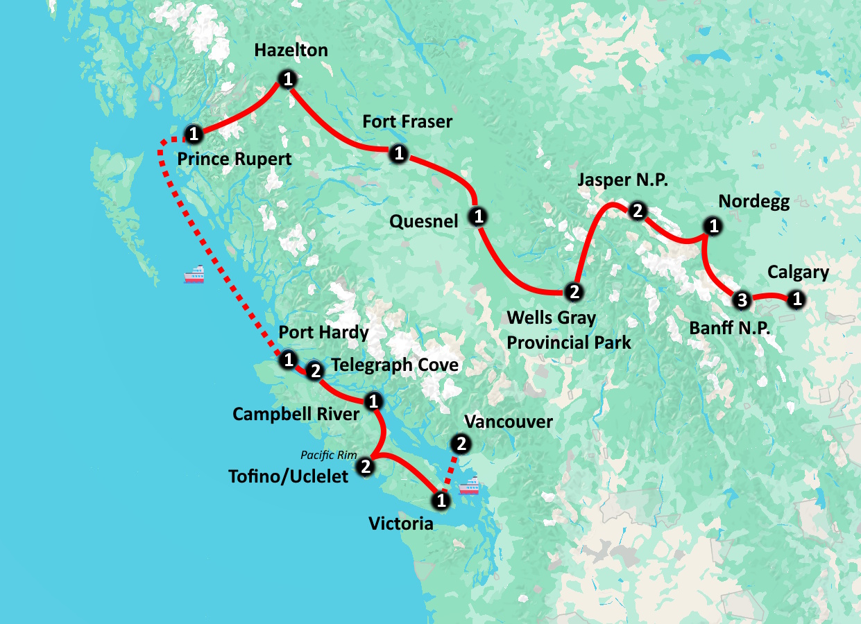 Camperrondreis Canada Inside Passage Tour