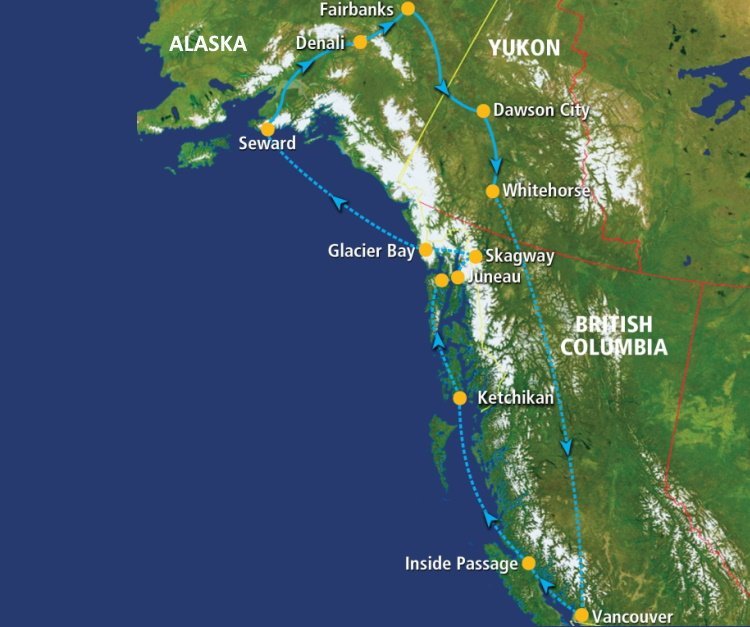 Klik op de afbeelding voor een vergroting groepsreis alaska en cruise - glaciers and gold rush bonanza.jpg