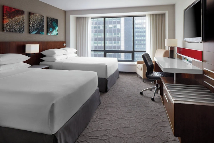 delta hotels by marriott ottawa city centre - kamer 2 bedden.webp