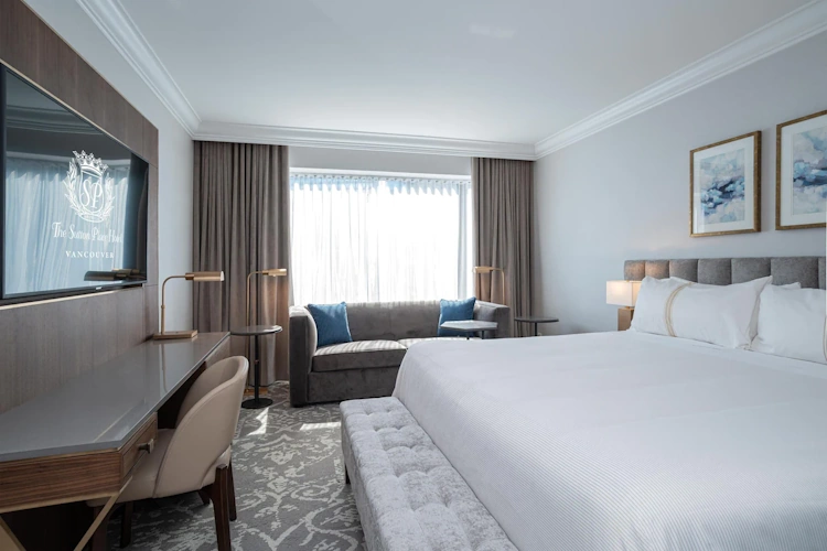sutton place hotel vancouver - kamer 1 bed.webp