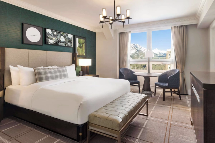 fairmont banff springs hotel - kamer 1 bed.webp