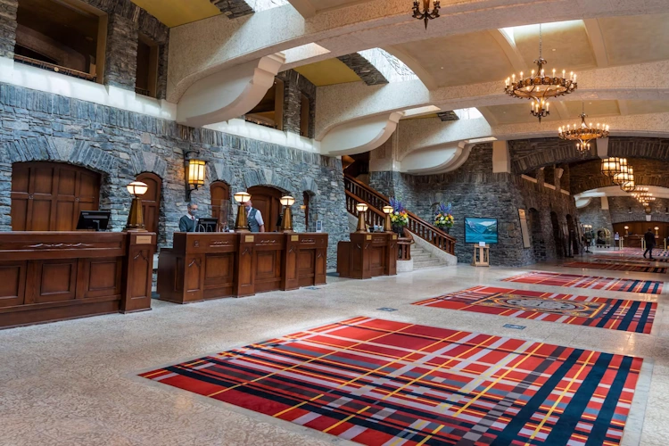 fairmont banff springs hotel - lobby.webp