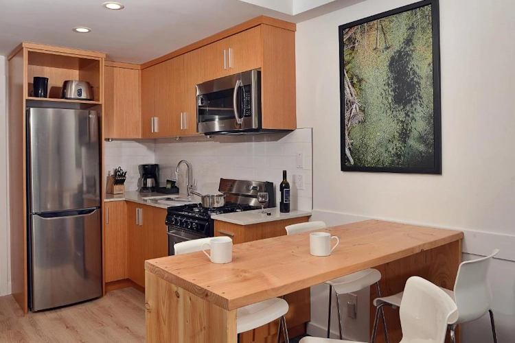 pacific sands beach resort kamer keuken.webp