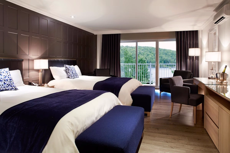 auberge du lac-à-l'eau claire - kamer 2 bedden.webp