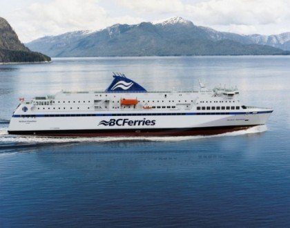 Klik op de afbeelding voor een vergroting Inside Passage BC Ferries