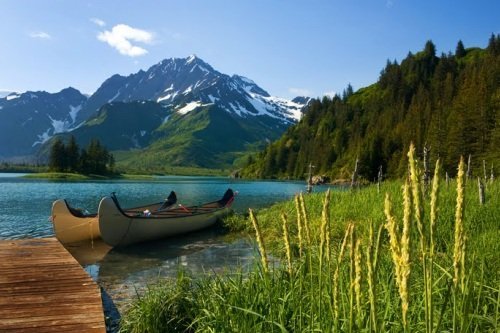 Klik op de afbeelding voor een vergroting Langs de lodges van Alaska dag 10