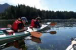 Kajakken door afgelegen wateren in Tofino