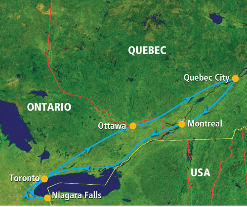 Klik op de afbeelding voor een vergroting Groepsreis Canada Eastern Journey 001