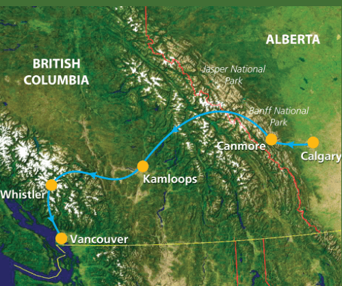 Klik op de afbeelding voor een vergroting Groepsreis Canada Western Journey 001