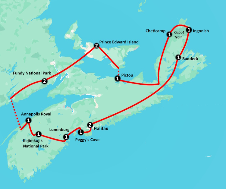 Camperrondreis Canada Atlantic Explorer