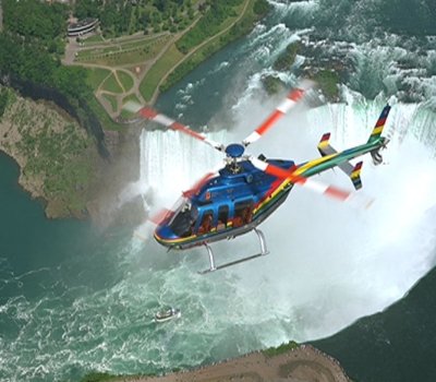 Helicopter Flight over Niagara Falls